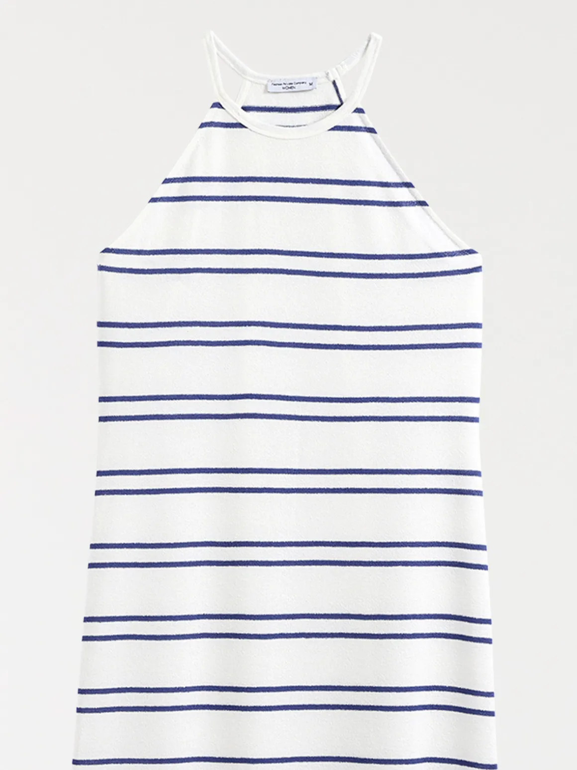Robe tricot rayée femme