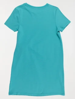 Robe uni noeud fille (3-12A)