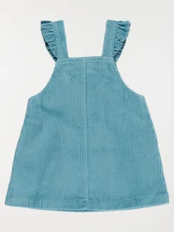 Robe velours bleu canard fille (3-36M)