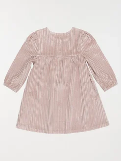Robe velours plissée fille (3-36m)