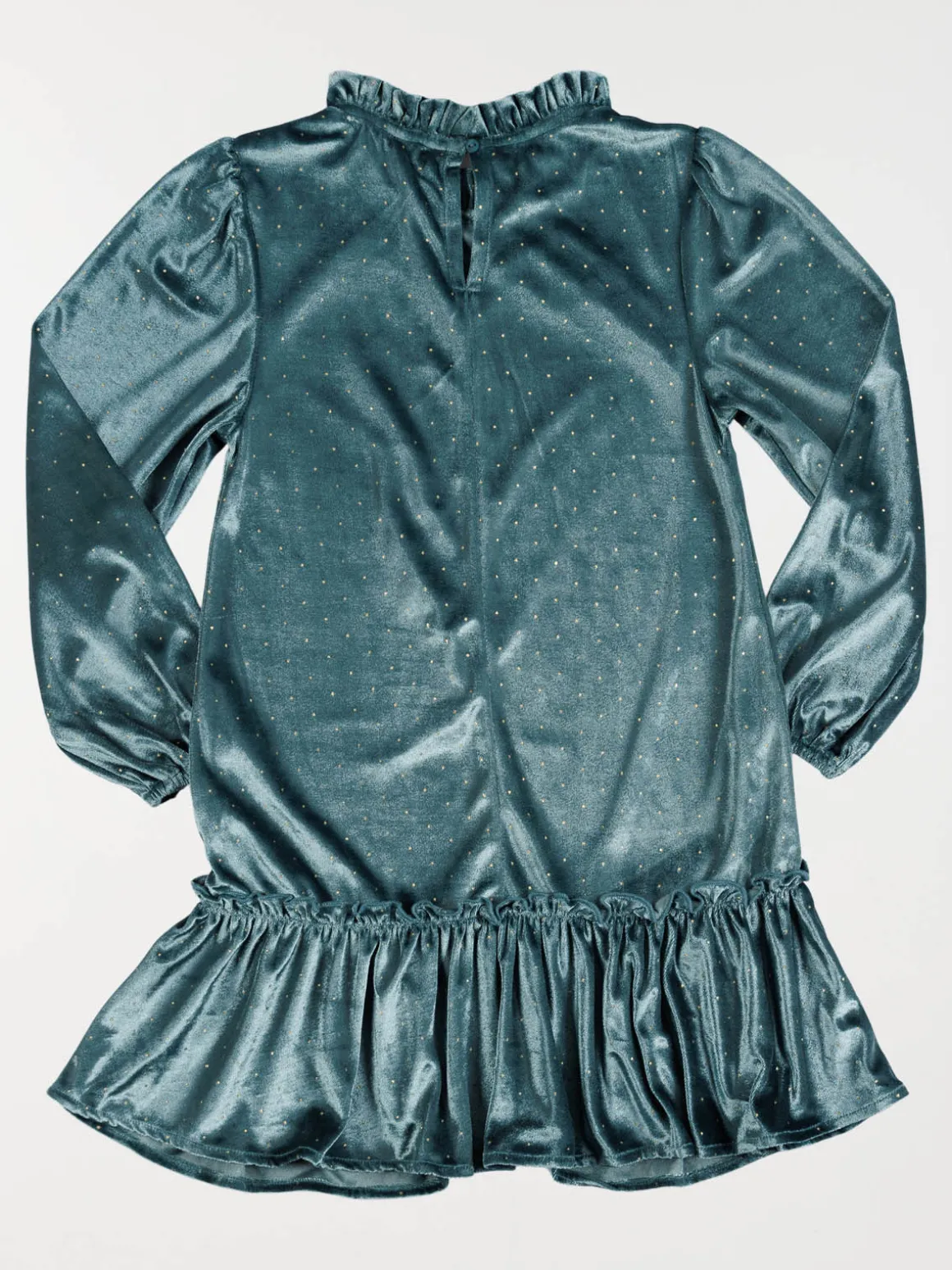 Robe velours pois dorés fille (3-12A)
