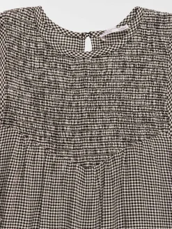 Robe vichy noir fille (3-12A)