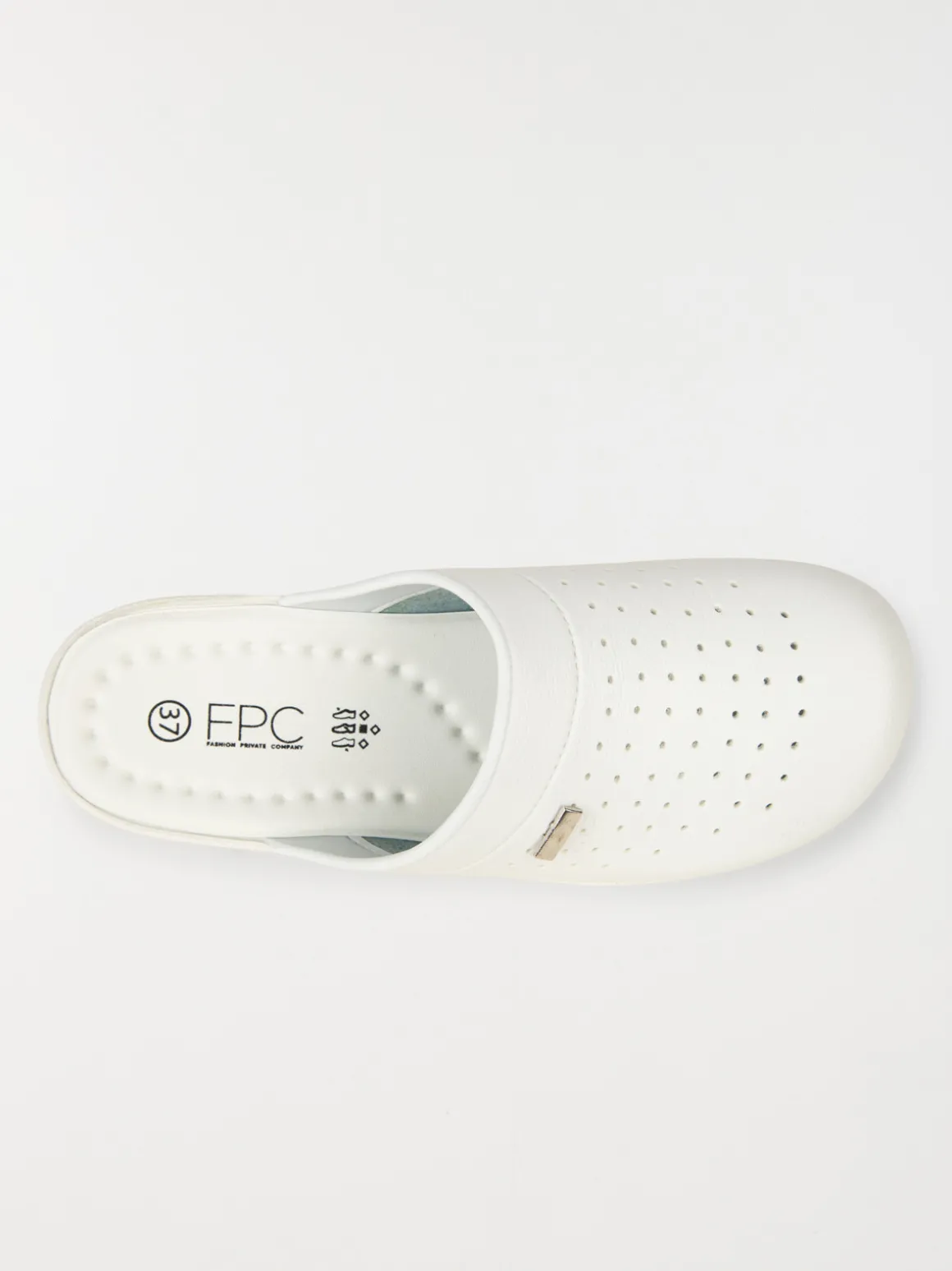Sabot confort blanc femme (36-41)