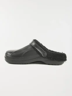 Sabot fourré homme noir (41-46)