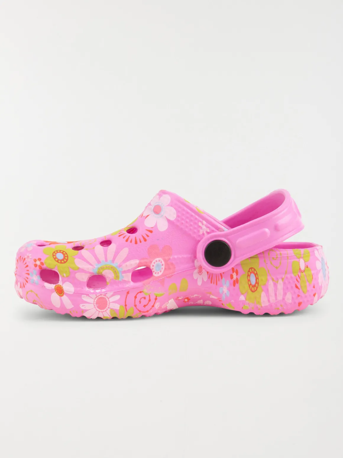 Sabot plastique fleuri fille (31-35)