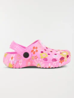 Sabot plastique fleuri fille (31-35)