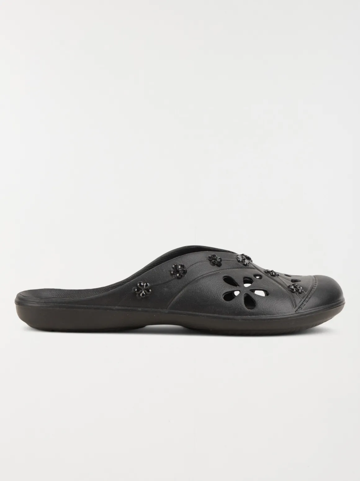 Sabot plastique noir fantaisie (36-41)