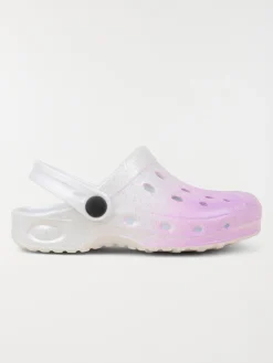Sabot plastique pailleté fille (24-30)