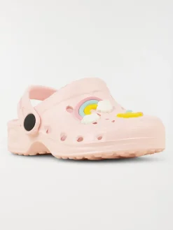 Sabot plastique rose fille (20-24)