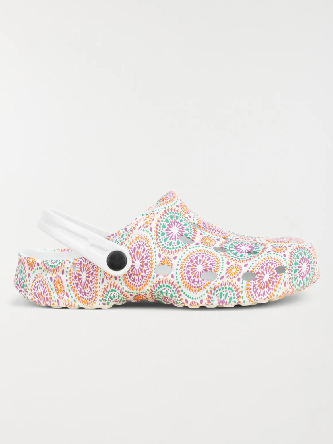 Sabots imprimés plastiques femme (36-41)