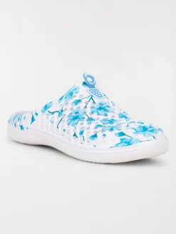 Sabots plastiques fleuris femme (36-41)