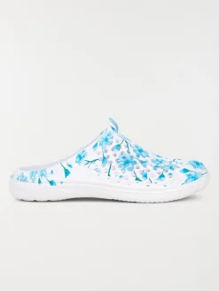 Sabots plastiques fleuris femme (36-41)