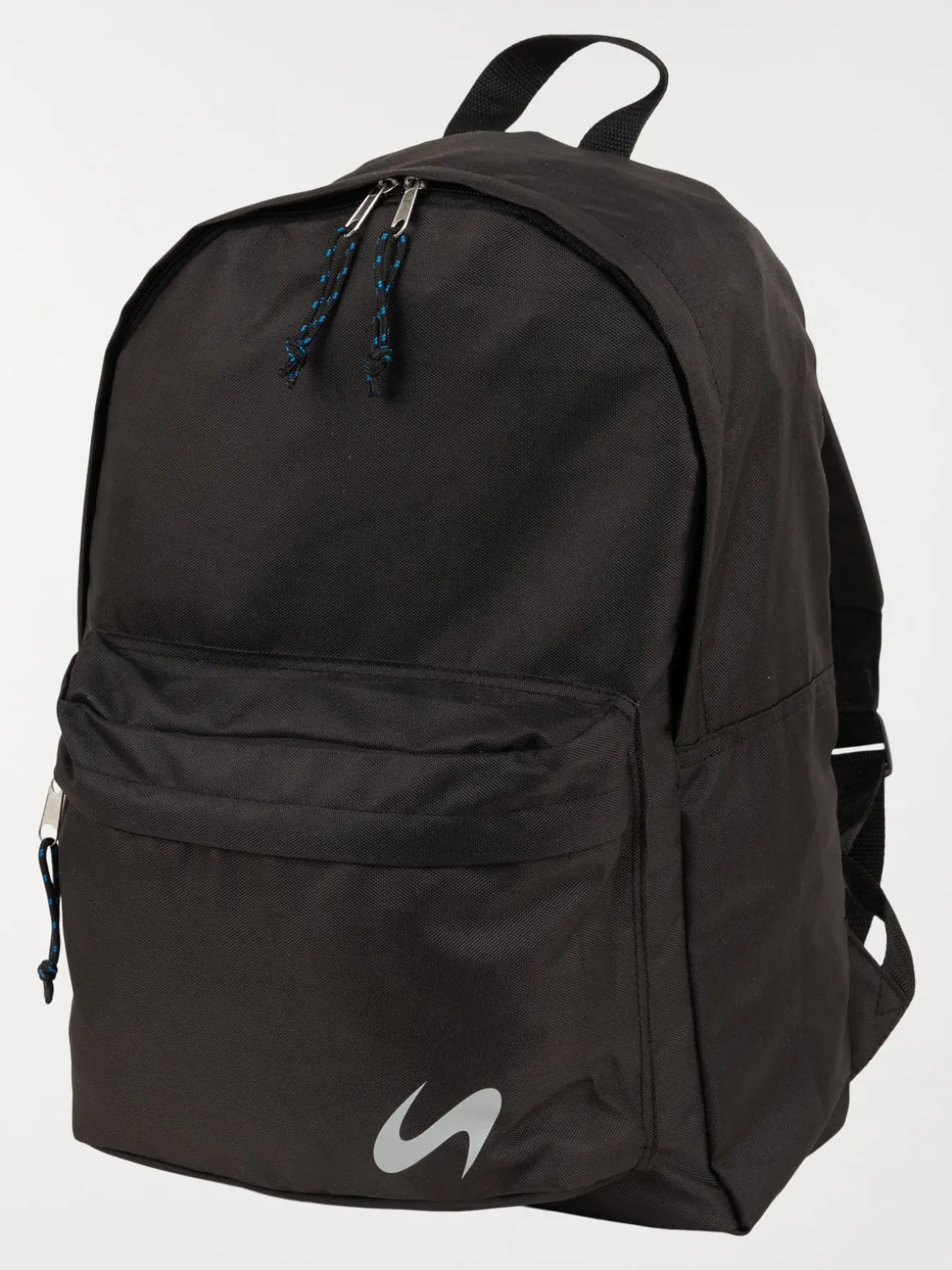 Sac à dos noir poche avant zippé