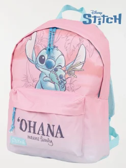 Sac à dos Stitch Ohana rose fille