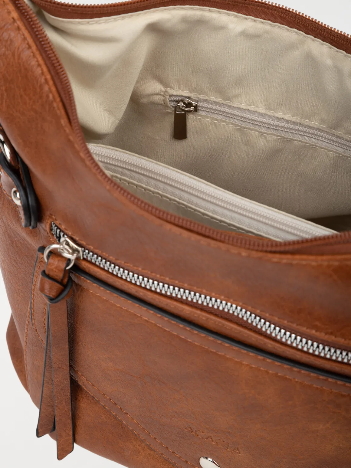 Sac à main bandoulière multipoches femme