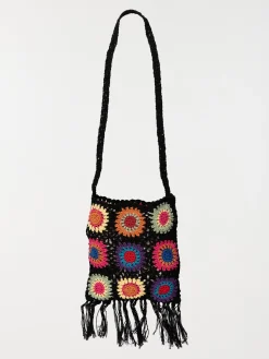 Sac à main femme crochet coloré