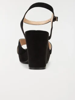 Sandale à talon femme noir (36-41)