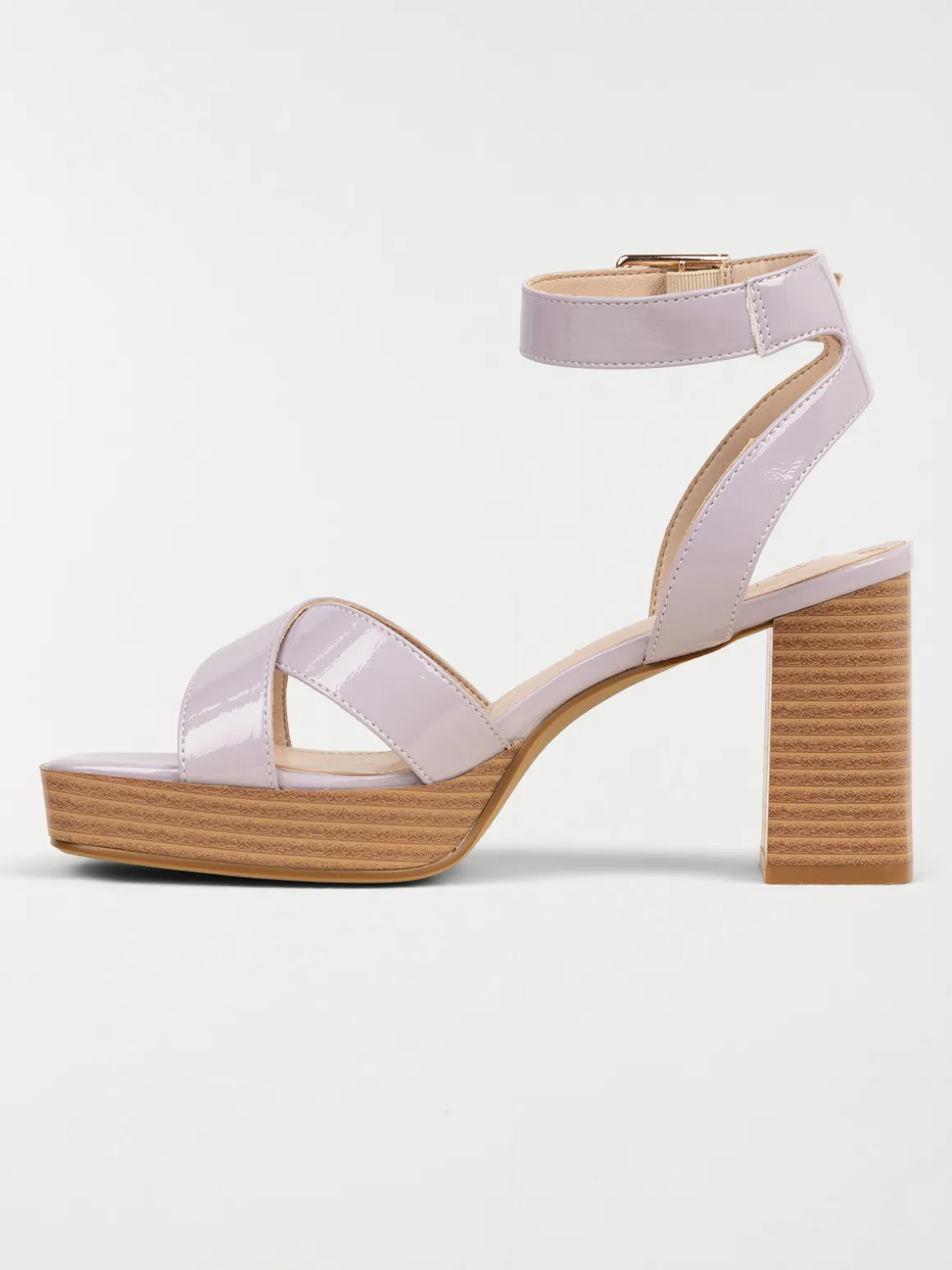 Sandale à talon haut lilas femme (36-41)