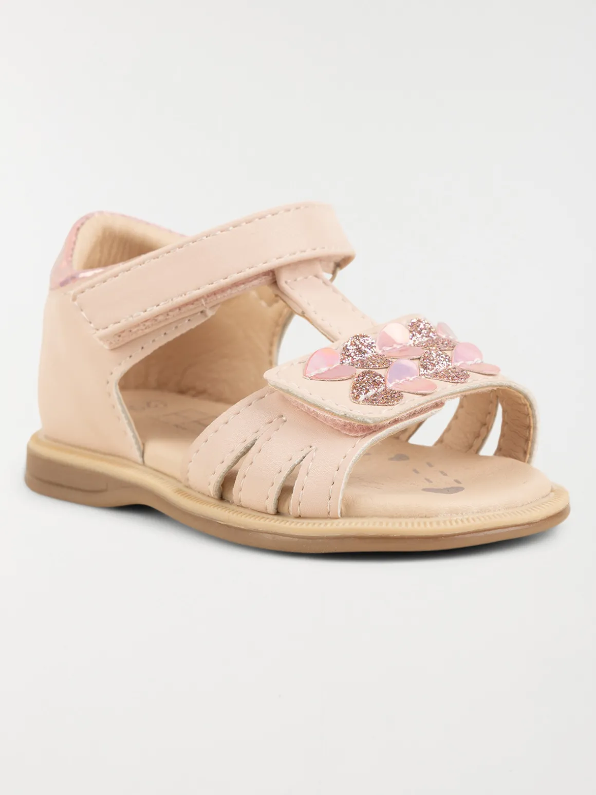 Sandale bébé rose fille (19-23)