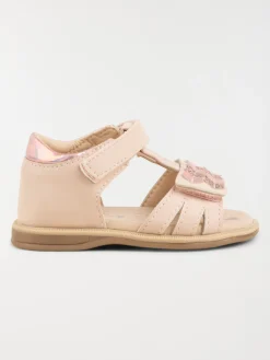 Sandale bébé rose fille (19-23)