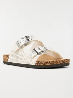 Sandale blanche imprimée fille (31-36)