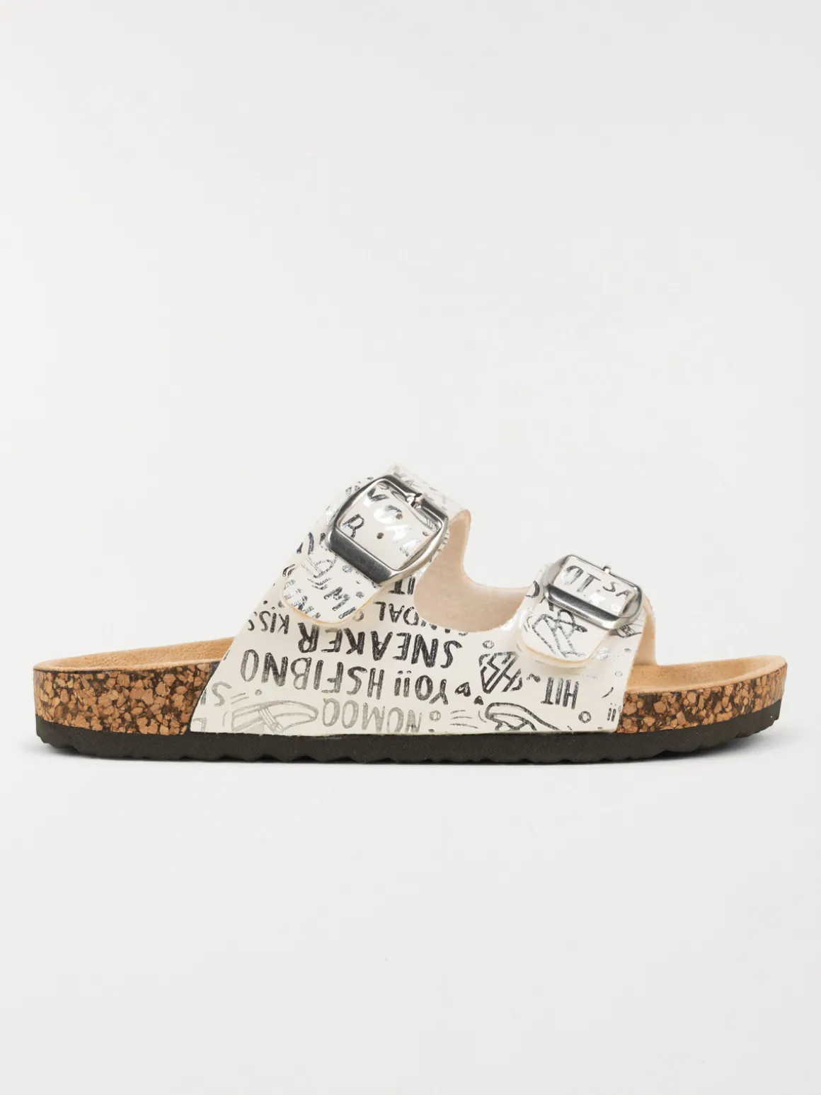 Sandale blanche imprimée fille (31-36)