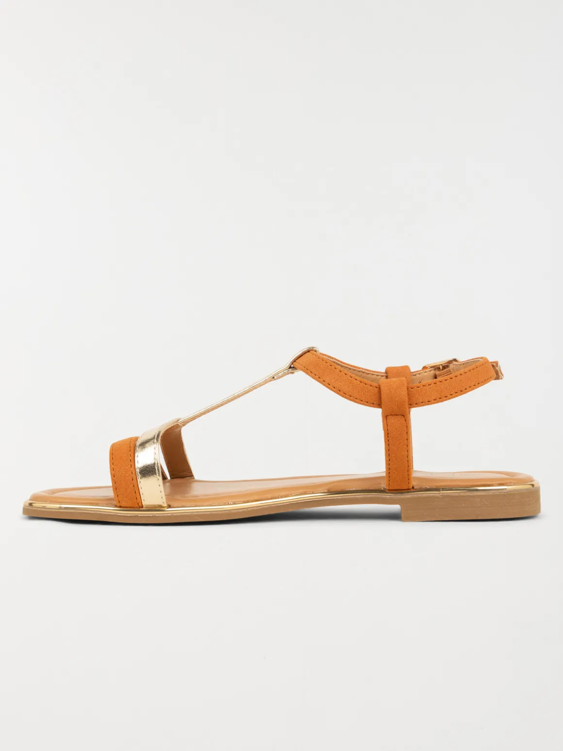 Sandale camel et dorée femme (36-41)