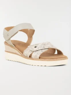 Sandale compensée scratch femme (36-41)