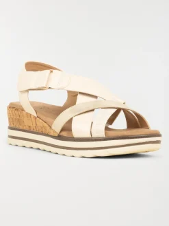 Sandale compensée scratch femme (36-41)