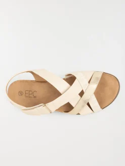 Sandale compensée scratch femme (36-41)