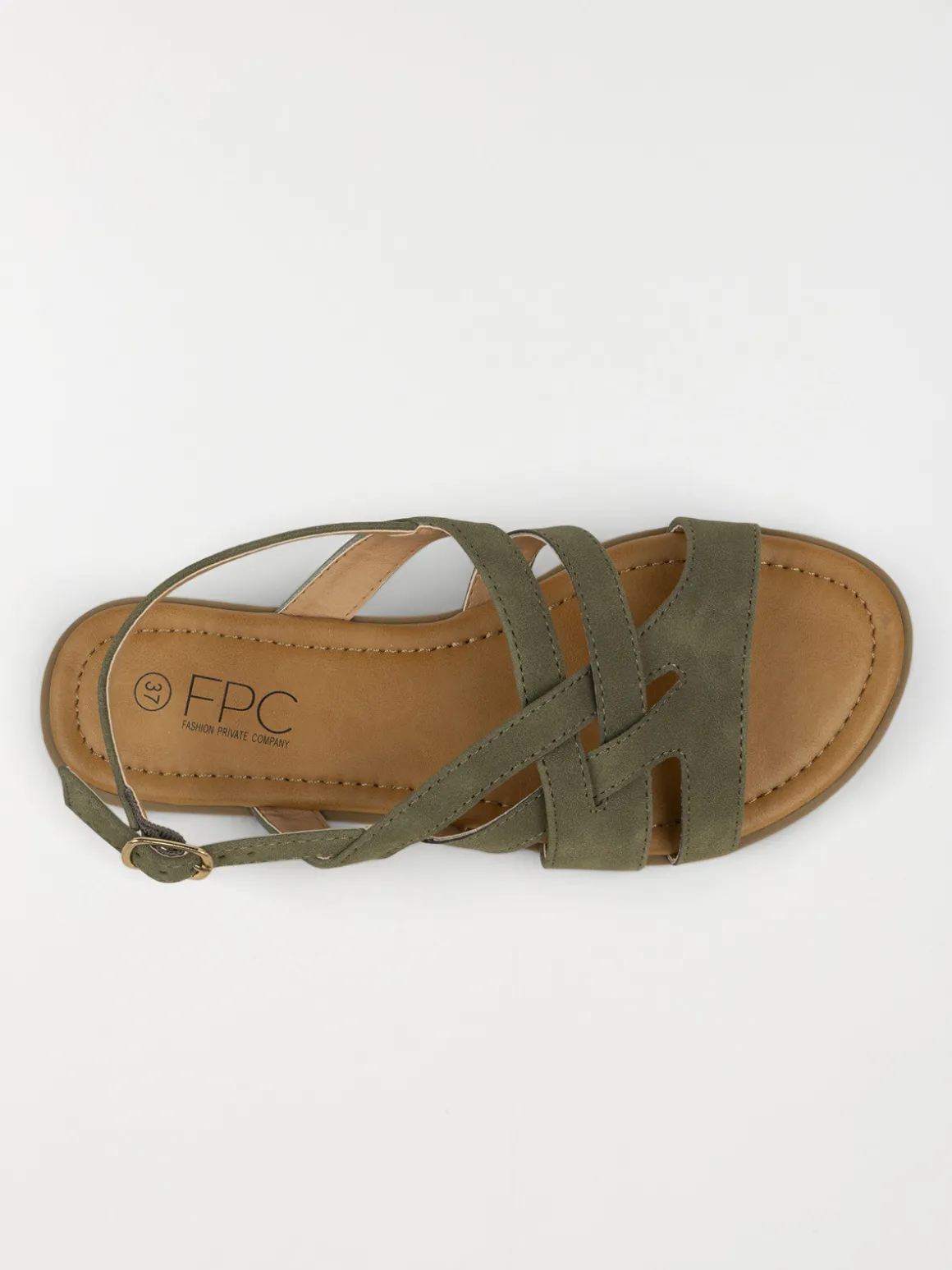 Sandale femme brides entrelacées (36-41)