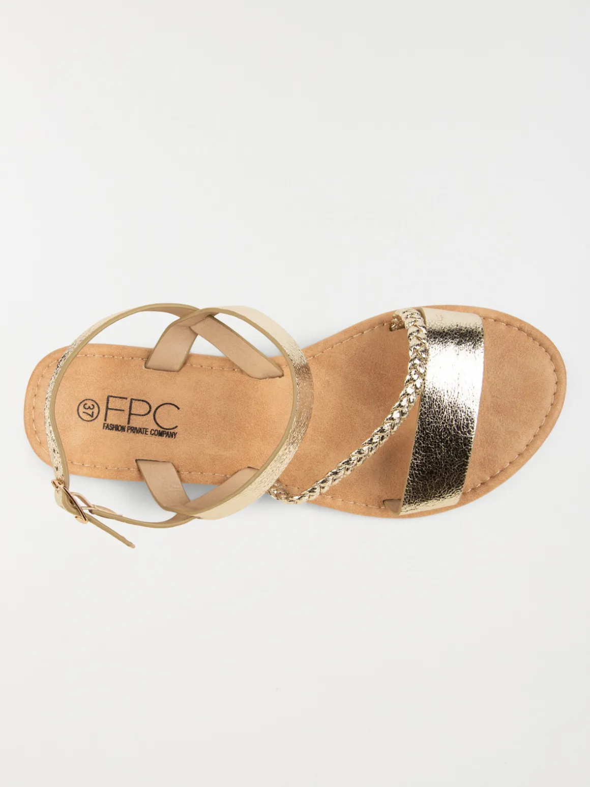 Sandale gold fantaisie femme (36-41)