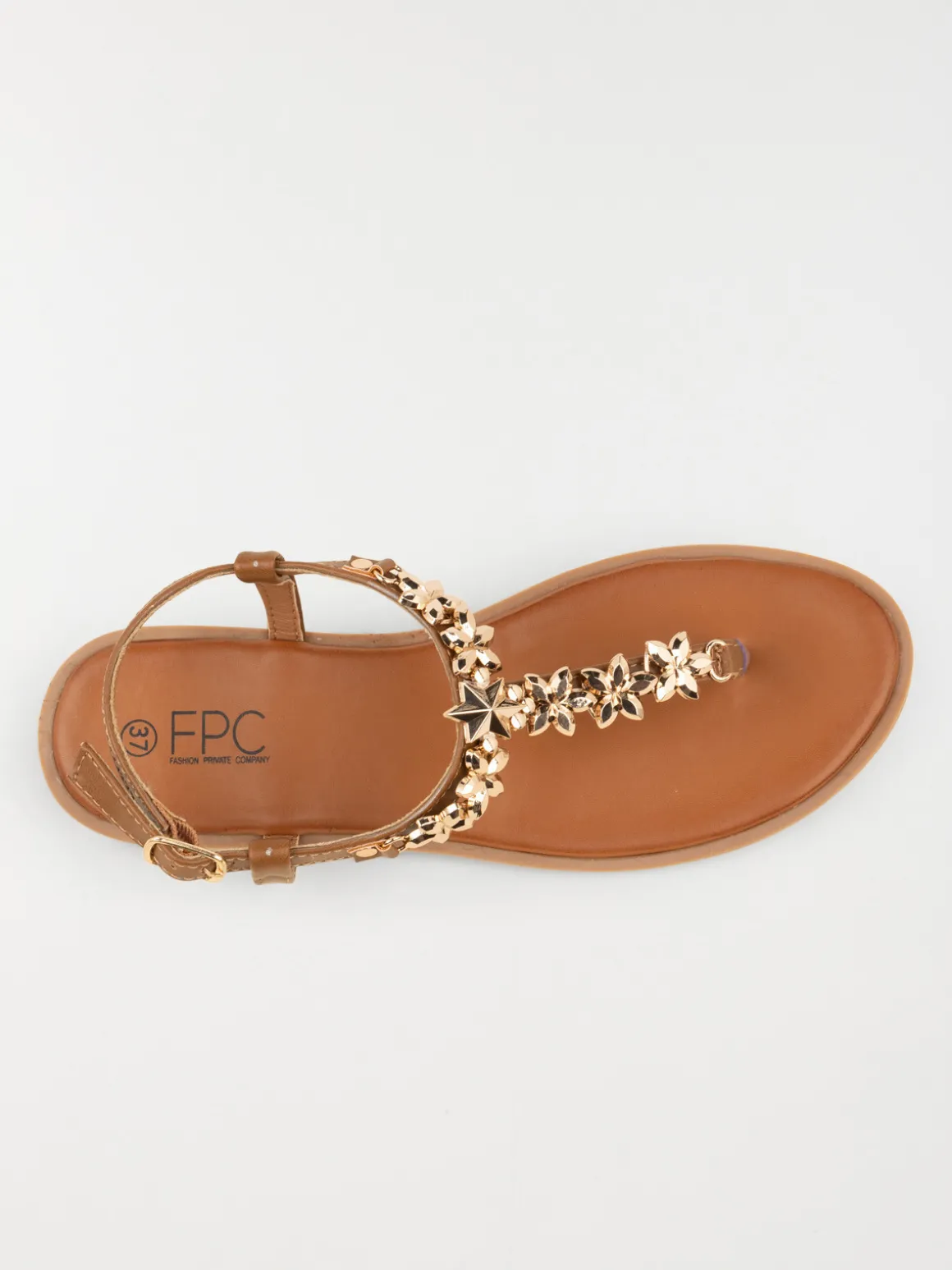 Sandale plate bijoux femme (36-41)