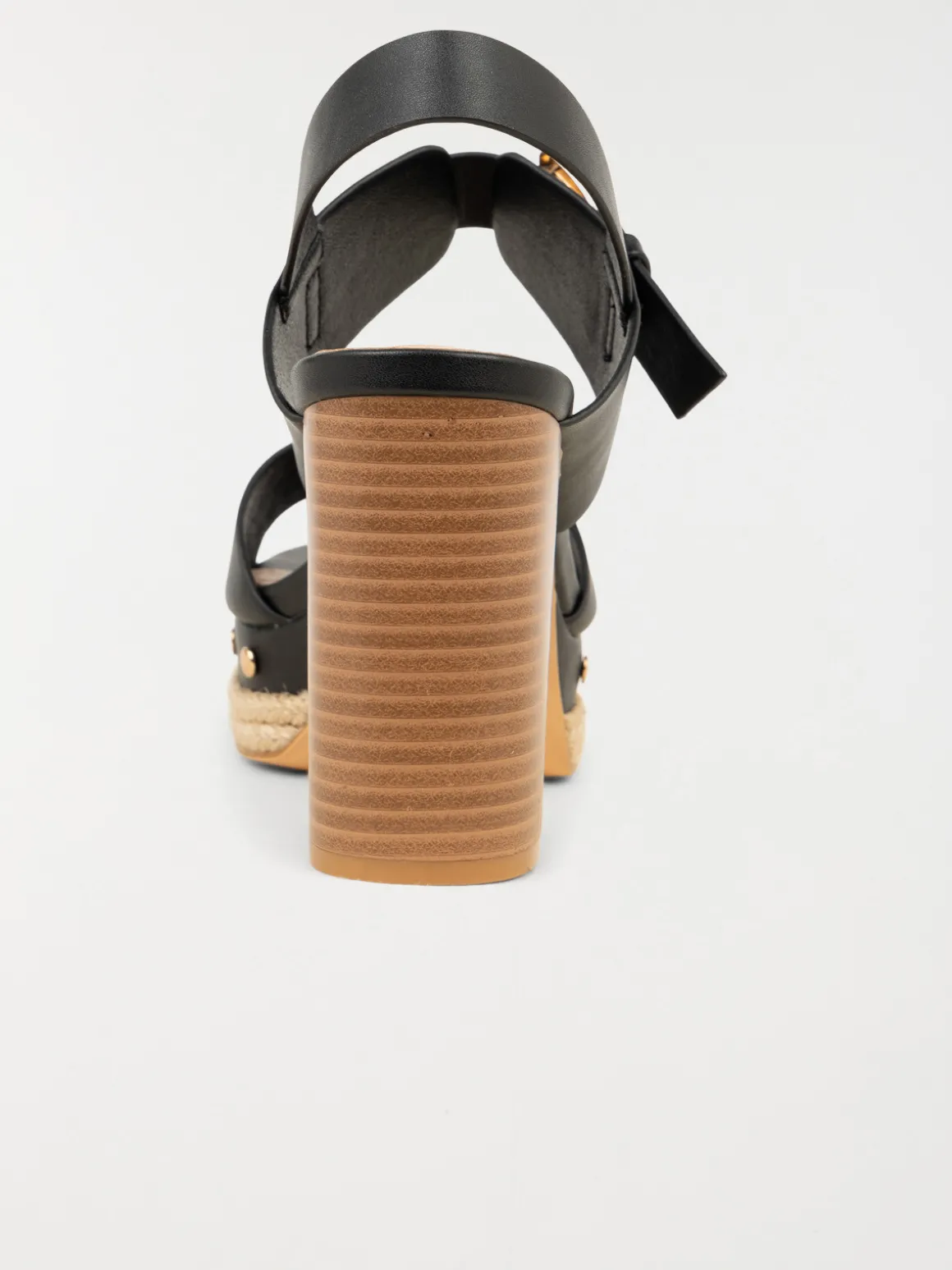 Sandale talon haut femme noir (36-41)