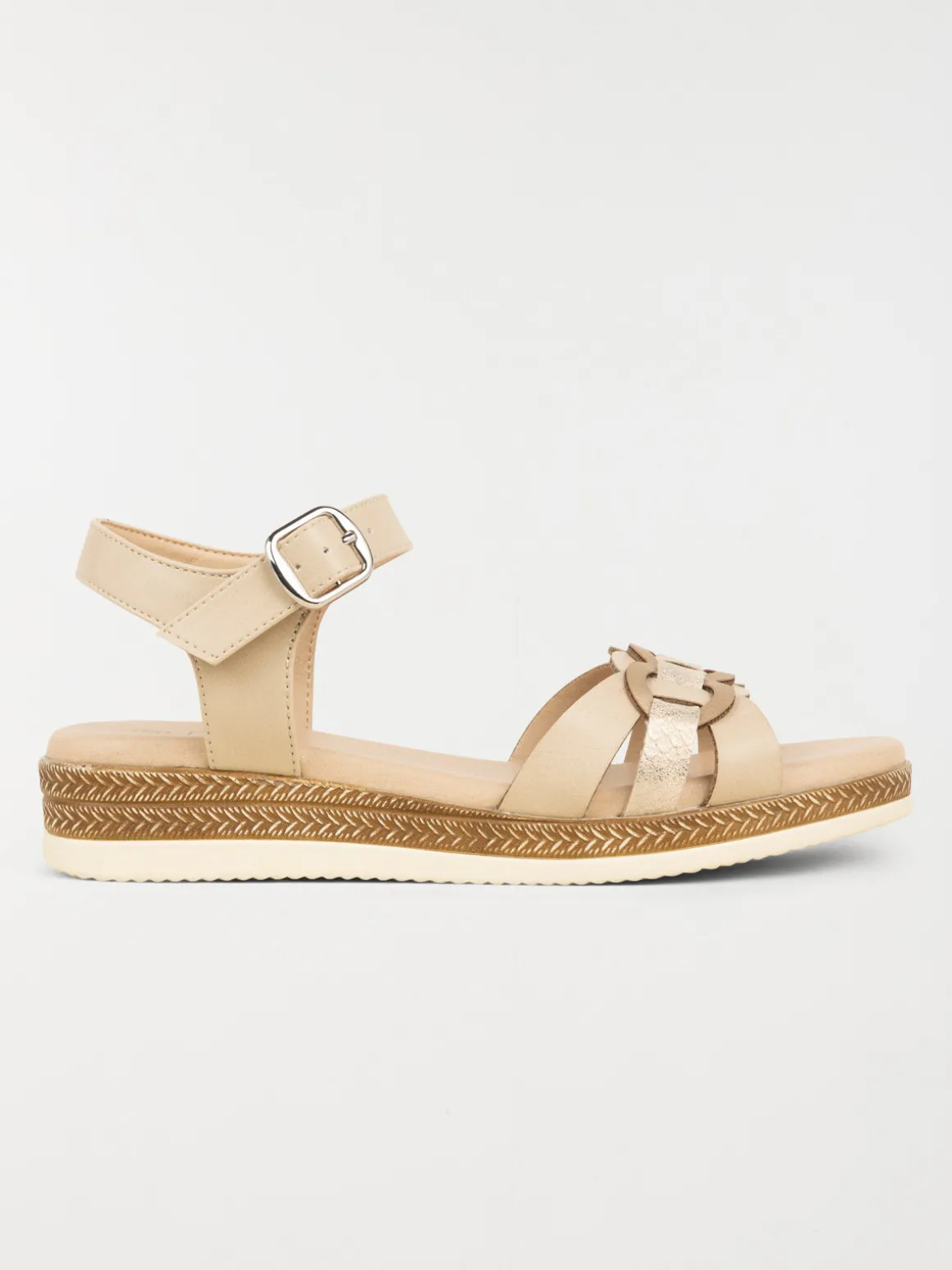 Sandales à brides tressées femme (36-41)