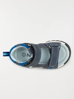 Sandales à scratchs navy garçon (19-23)