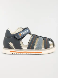 Sandales à scratchs navy garçon (20-23)