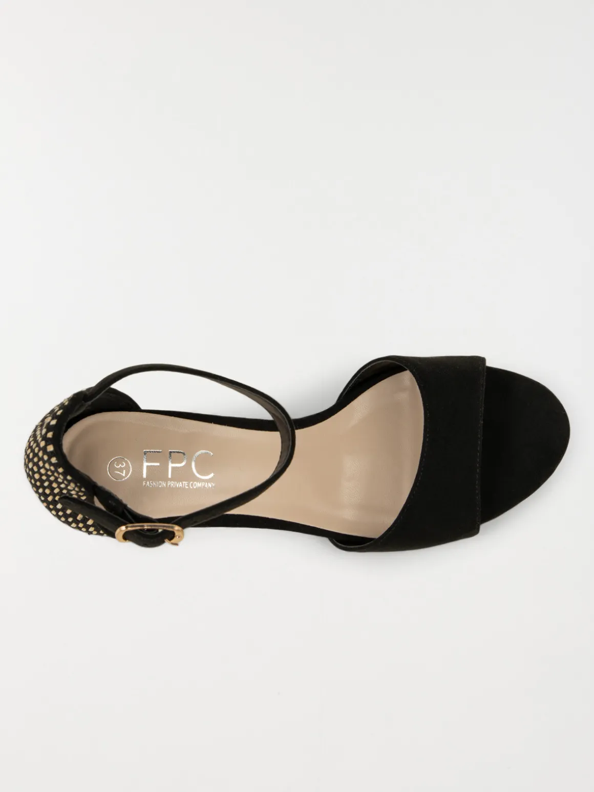 Sandales à talons femme noir (36-41)