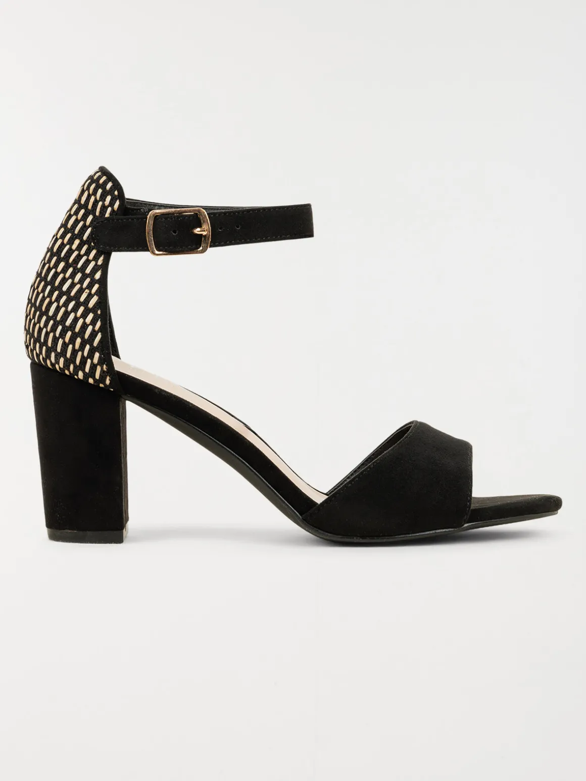 Sandales à talons femme noir (36-41)