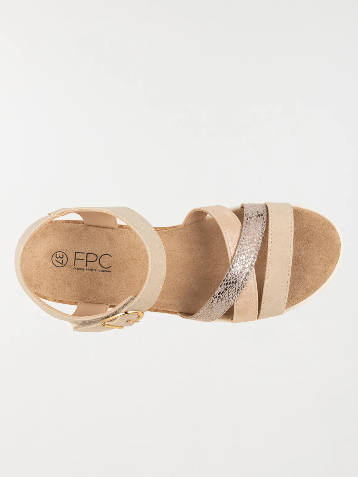 Sandales beiges femme (36-41)