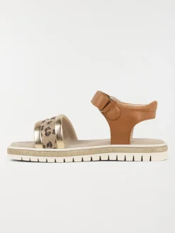 Sandales bride léopard fille (26-30)