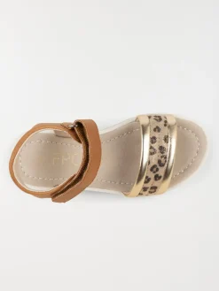 Sandales bride léopard fille (26-30)