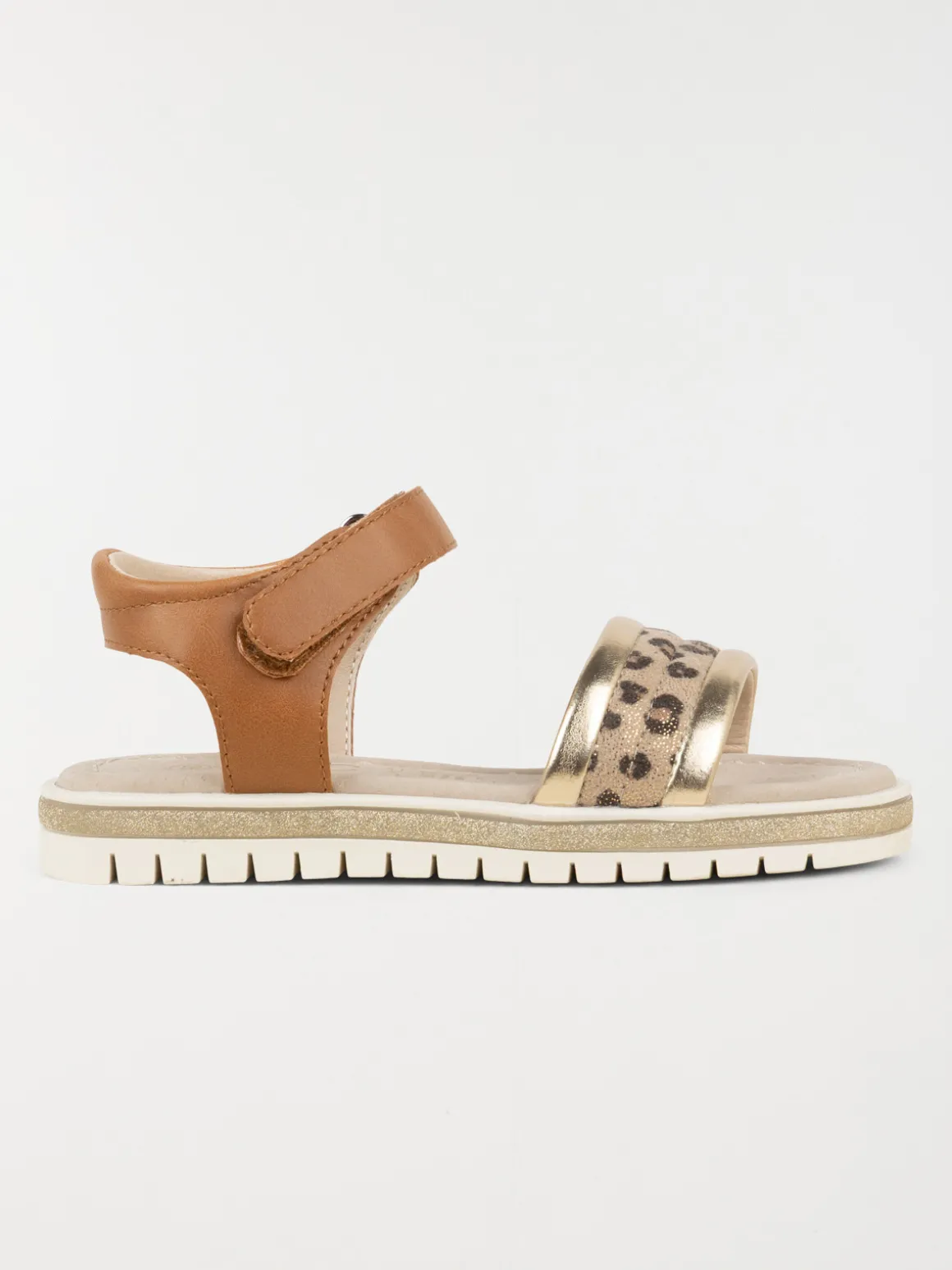Sandales bride léopard fille (26-30)