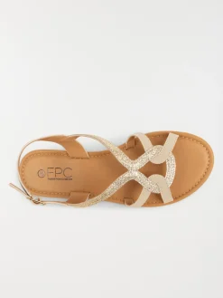 Sandales bride pailletée femme (37-42)