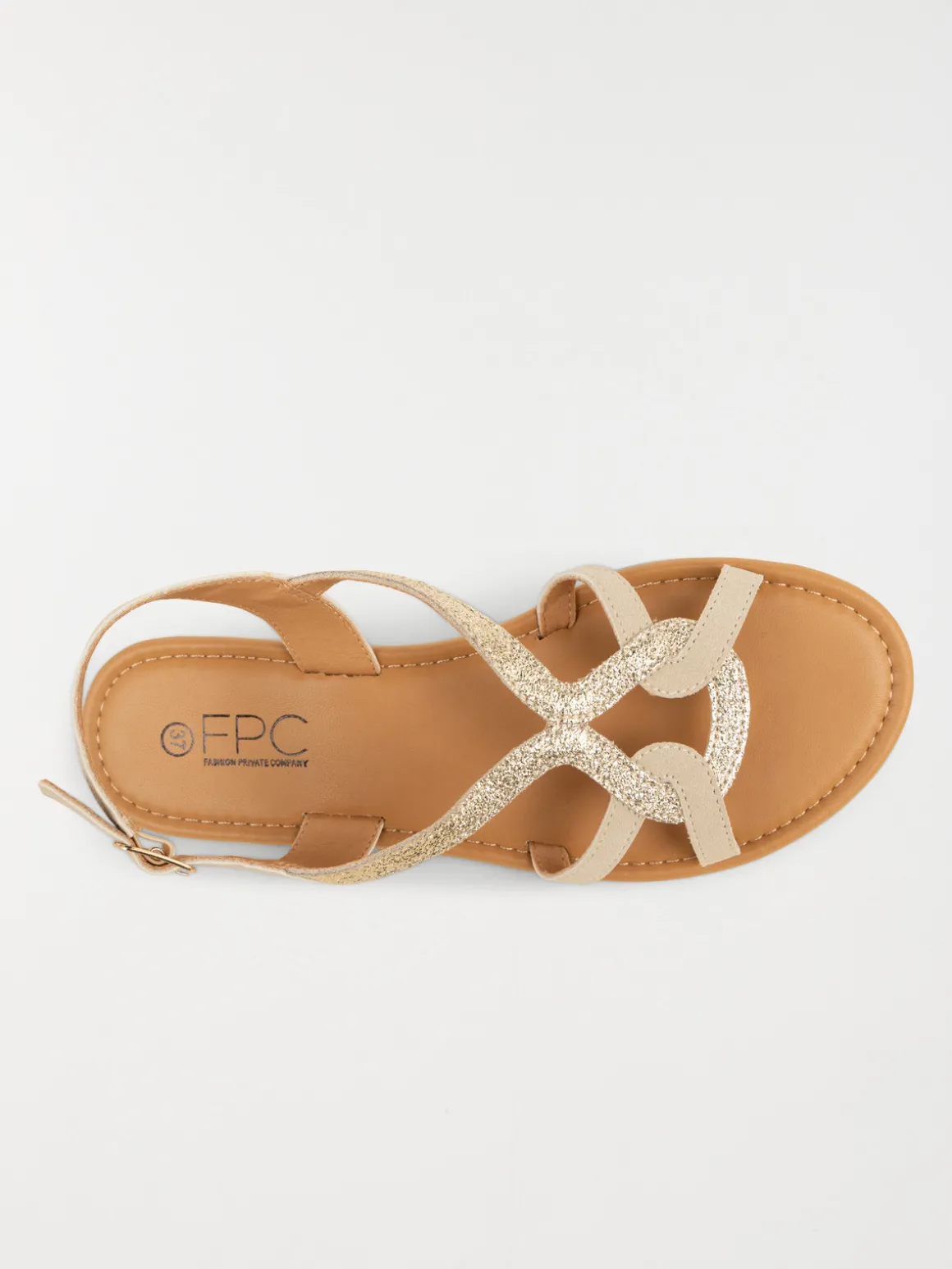 Sandales bride pailletée femme (37-42)