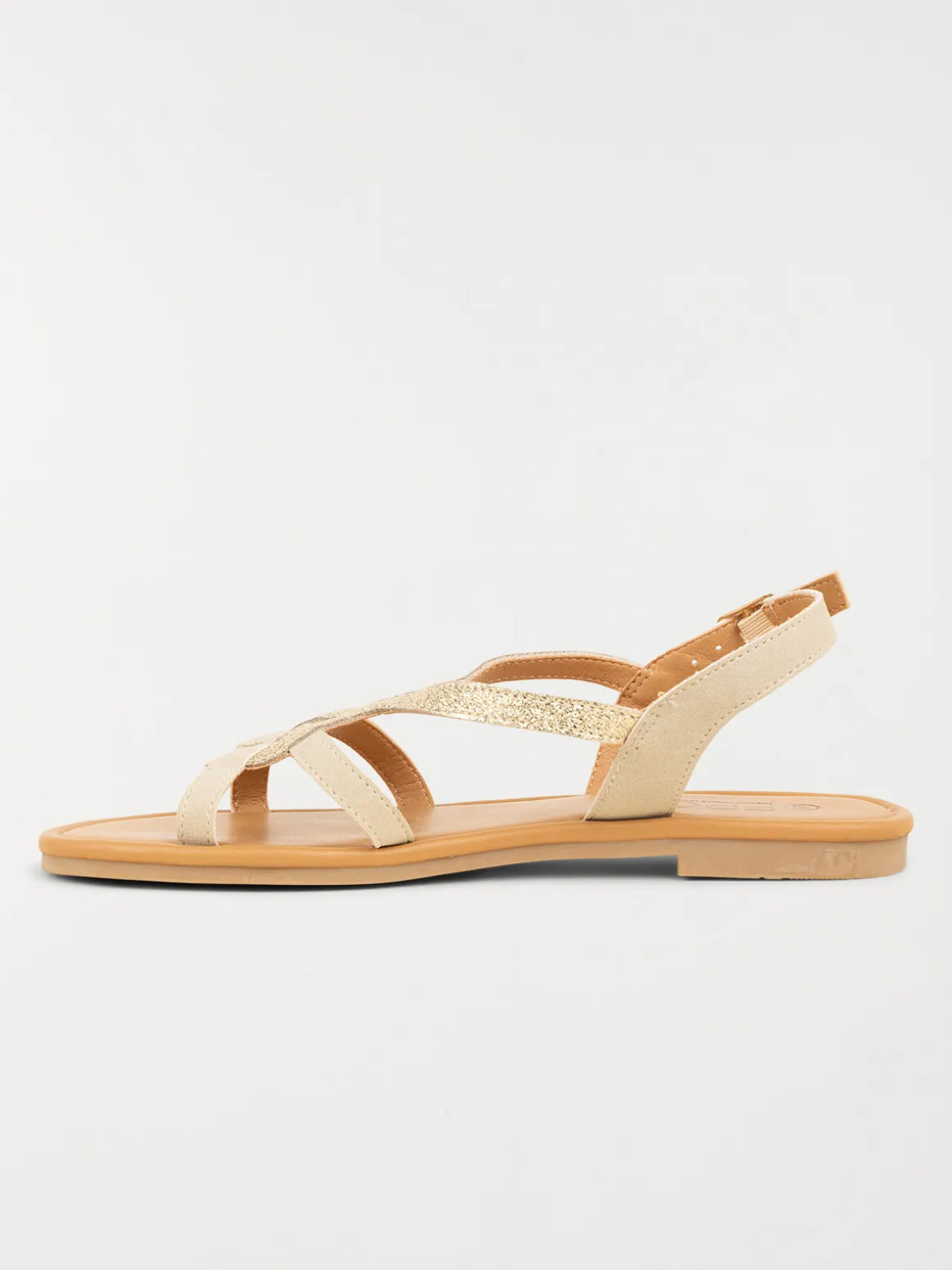 Sandales bride pailletée femme (37-42)
