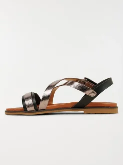 Sandales brides brillantes femme (36-41)