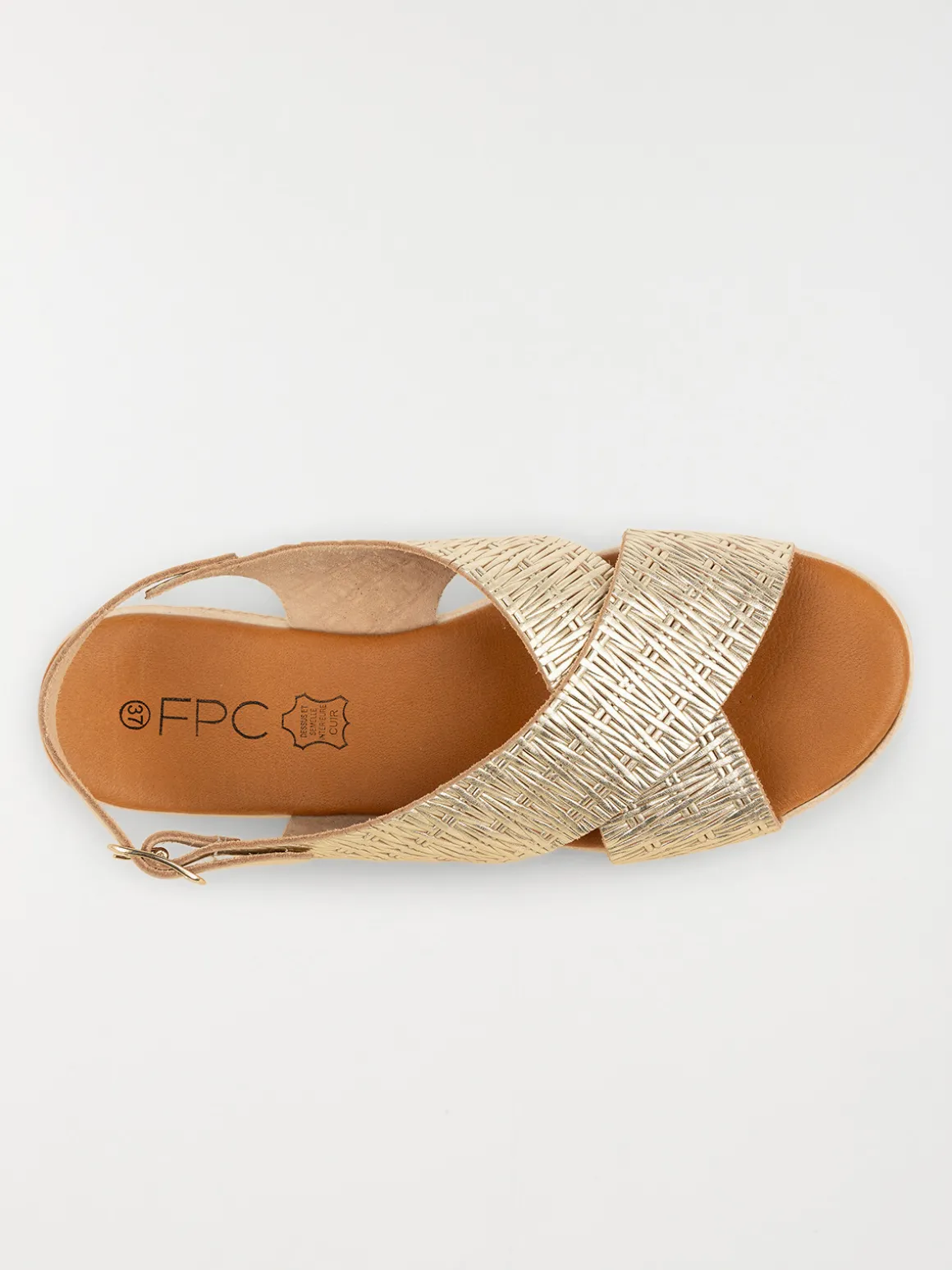 Sandales brides croisées femme (36-41)