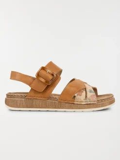 Sandales brides fleuries femme (36-41)