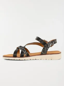 Sandales brides imprimées femme (36-41)